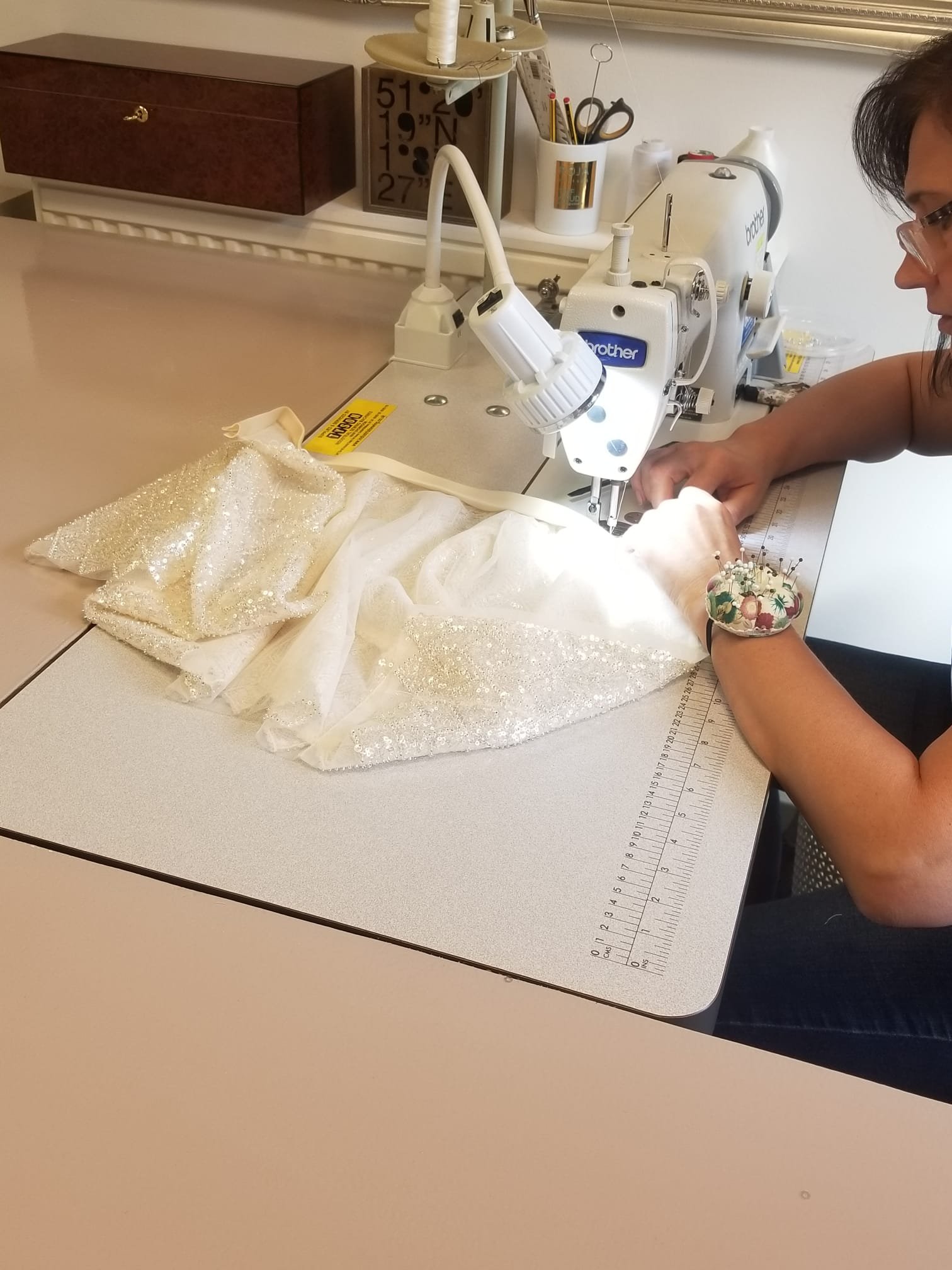 Bridal gown alterations and sewing at Samari Bridal Studio 1