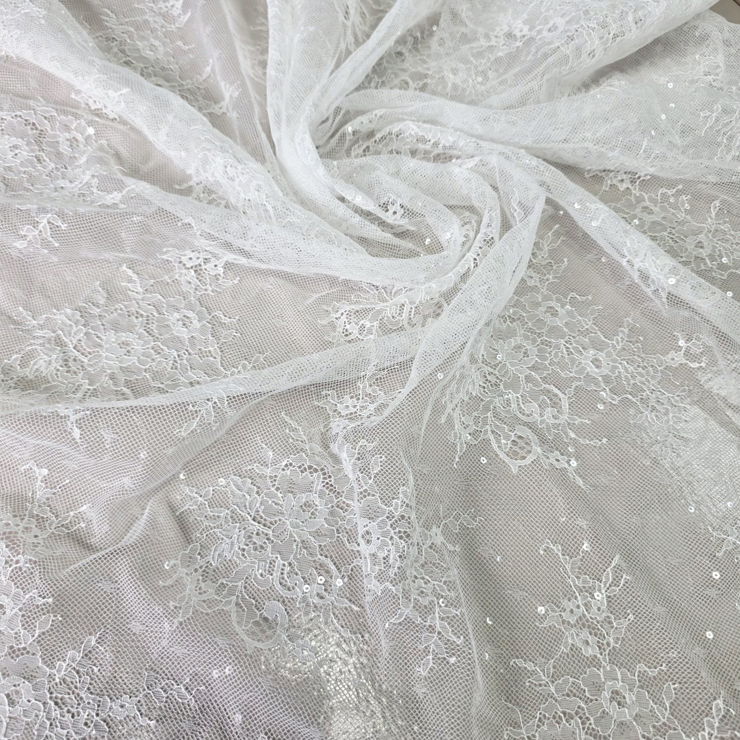 Bridal fabric and lace detail 9