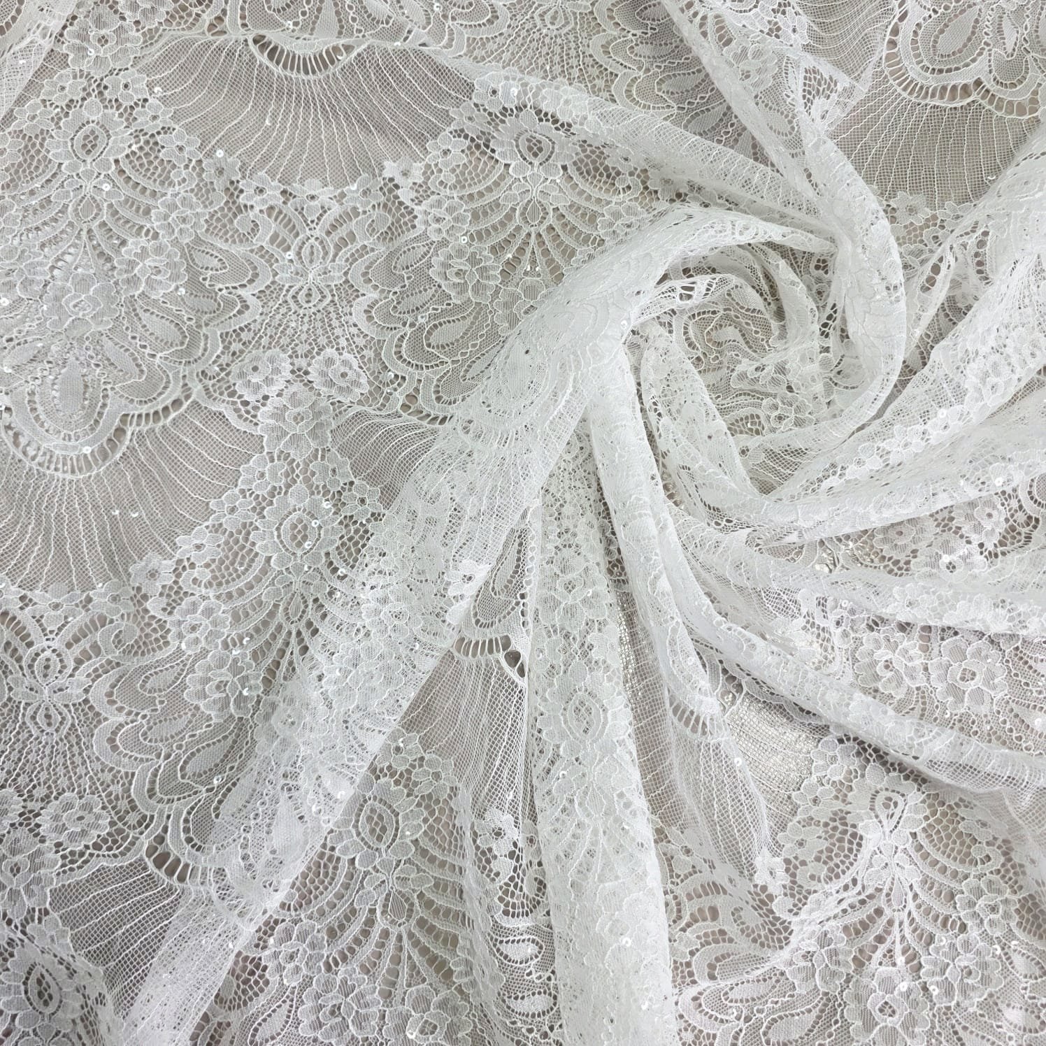 Bridal fabric and lace detail 10