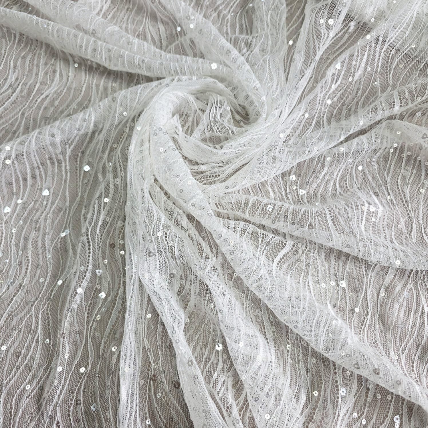 Bridal fabric and lace detail 13