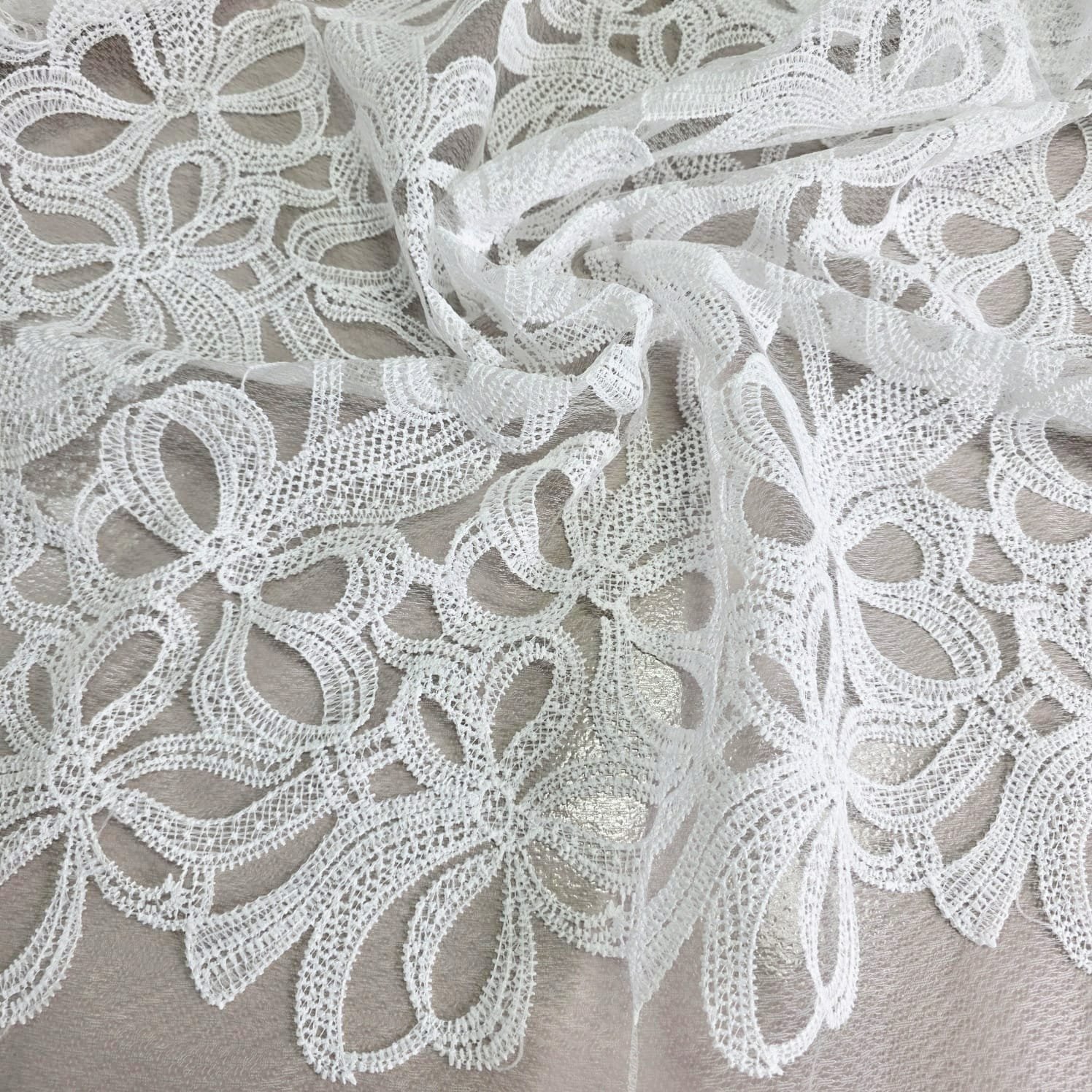 Bridal fabric and lace detail 15