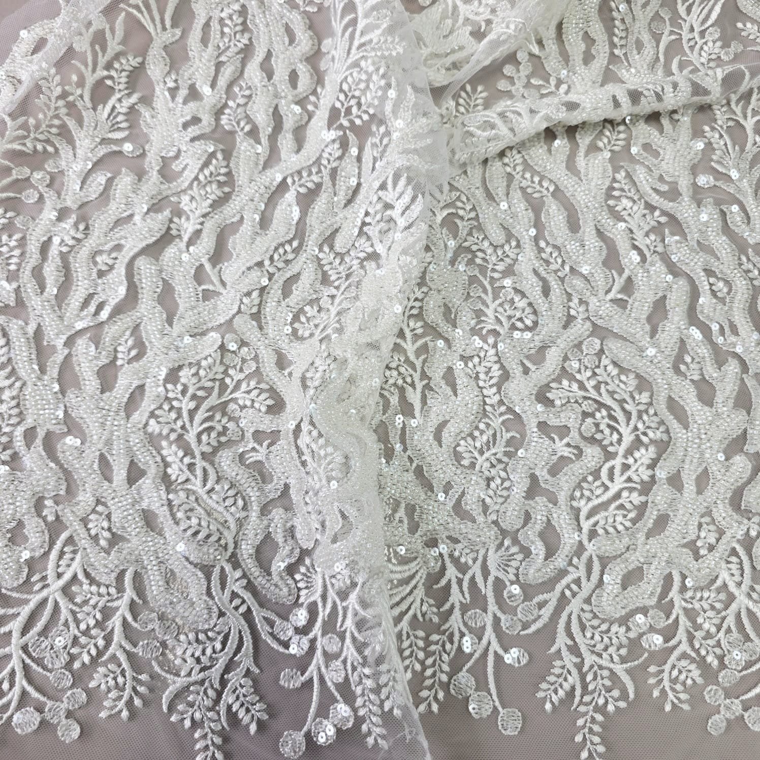 Bridal fabric and lace detail 23