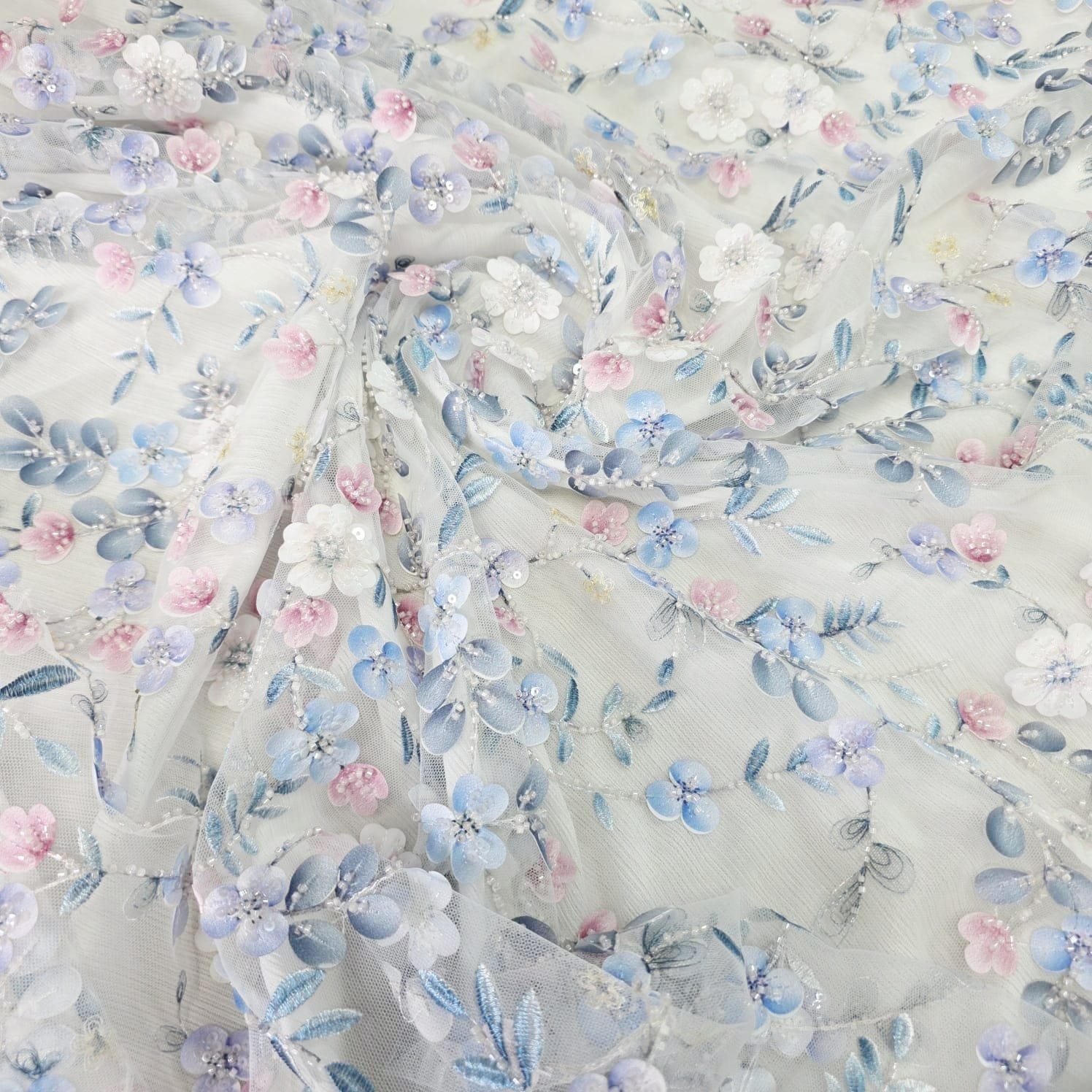 Bridal fabric and lace detail 24