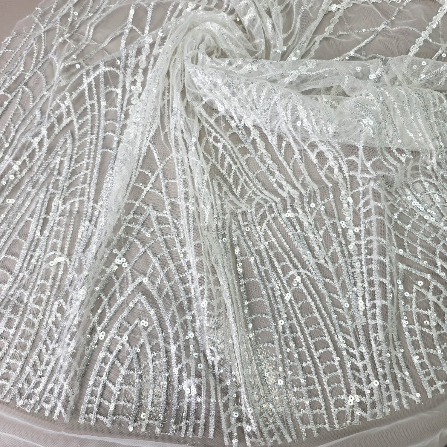 Bridal fabric and lace detail 25