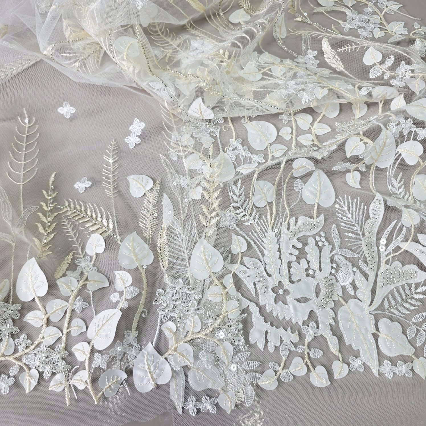 Bridal fabric and lace detail 28