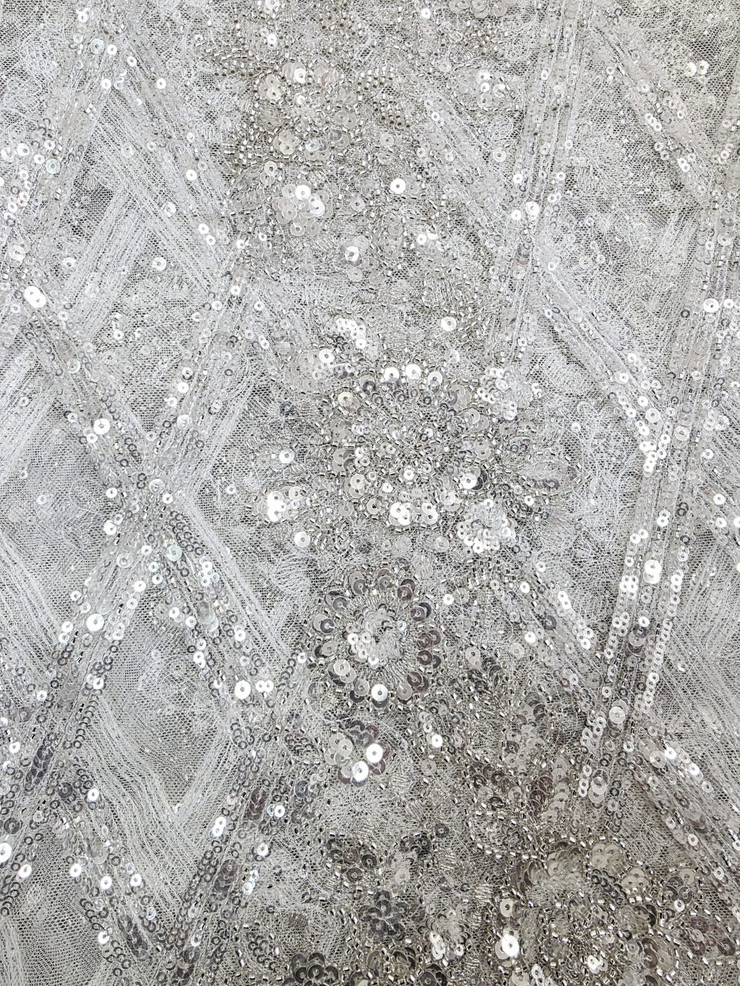 Bridal fabric and lace detail 4